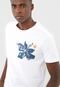 Camiseta Osklen Stone Watercolor Flower Branca - Marca Osklen