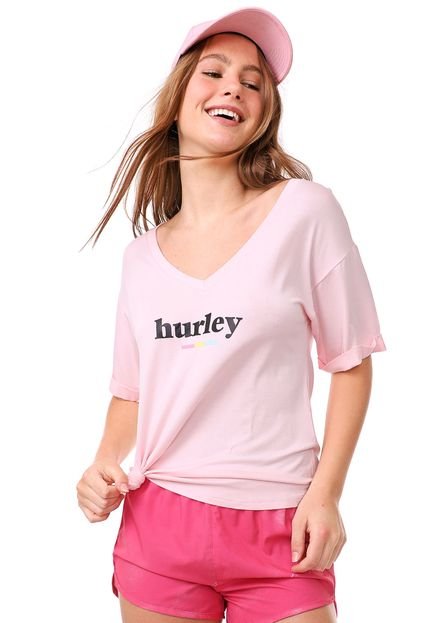 Blusa Hurley Pompel Rosa - Marca Hurley