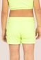 Shorts Saia Infantil Menina Canelada Lavin Basic 4 ao 16 10-A  Verde neon - Marca Lavin Basic