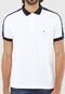 Camisa Polo Tommy Hilfiger Reta Logo Off-White - Marca Tommy Hilfiger