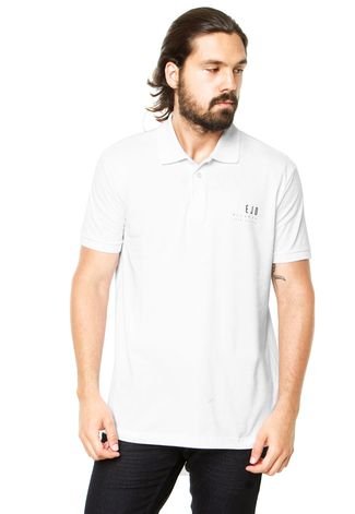 Camisa Polo Ellus Logo Branca
