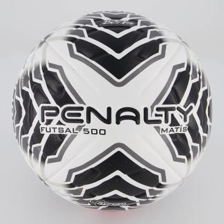 Bola Penalty Matis XXIV Futsal Branca e Preta