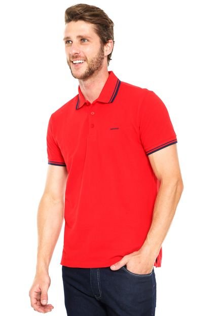 Camisa Polo Sommer Bordado Vermelha - Marca Sommer