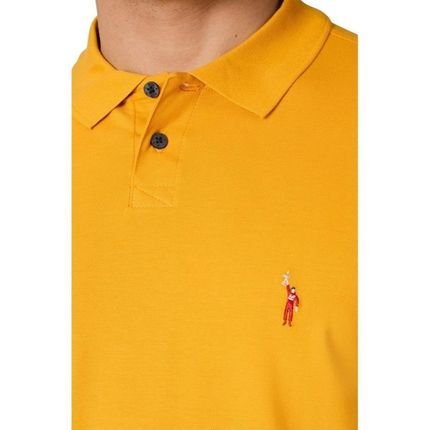 Polo Piquet Pima F1 Senna Reserva Amarelo - Marca Reserva