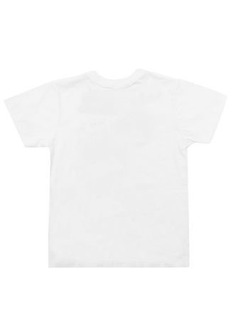 Camiseta Billabong Menino Lettering Branca