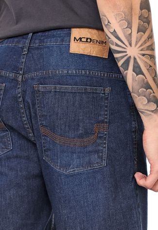 Bermuda Jeans MCD Reta Walkdenim New Azul