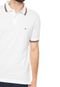 Camisa Polo Tommy Hilfiger Reta Tonal Texture Branca - Marca Tommy Hilfiger