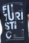 Camiseta FiveBlu Manga Curta Futuristic Azul-marinho - Marca FiveBlu