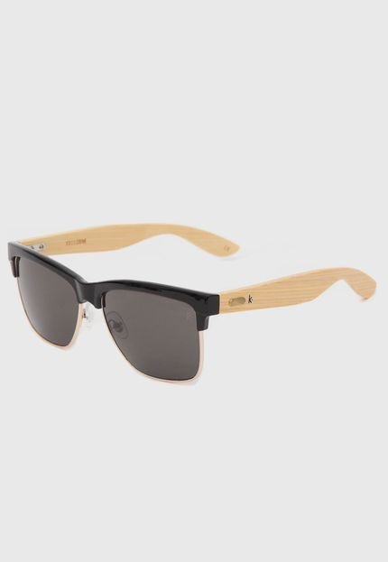 Óculos de Sol KANUI New Wood Preto/Bege - Marca KANUI