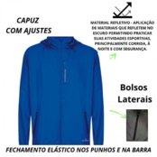 Jaqueta Lupo Masculina Corta Vento  Windbreak  77131 Azul G - Marca Lupo