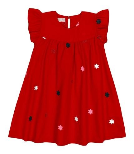 Vestido Infantil Menina Trick Nick Vermelho - Marca Trick Nick