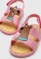 Sandália Grendene Kids Infantil Scooby Doo Mystery Rosa/Amarelo - Marca Grendene Kids