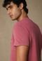 Camiseta Osklen Reta Bolso Rosa - Marca Osklen