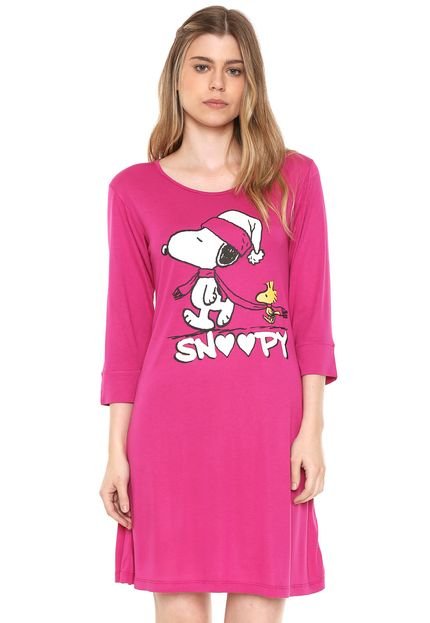 Camisola Snoopy Estampado Rosa - Marca Snoopy