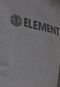 Blusa de Moletom Fechada Element Logo Grafite - Marca Element