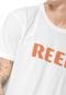 Camiseta Reef Name Logo Branca - Marca Reef