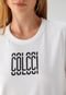 Camiseta Colcci Reta Estampada Branca - Marca Colcci
