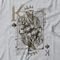 Camiseta Feminina Skull Playing Card - Mescla Cinza - Marca Studio Geek 