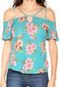 Blusa Ciganinha Sofie Floral Azul - Marca Sofie