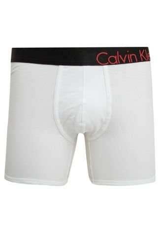 Cueca Calvin Klein Underwear Boxer Low Rise Trunk Branca Compre