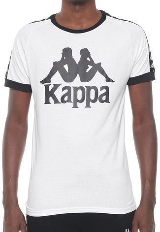 Camiseta Kappa Authentic Due Due Branca