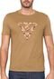 Camiseta Guess Logo Pixelado Bege - Marca Guess