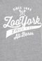 Camiseta Zoo York Raglan All Bo Cinza - Marca Zoo York
