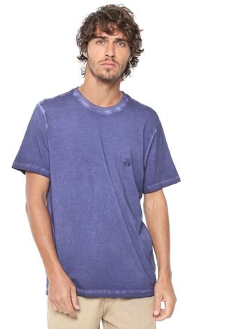 Camiseta John John Logo Azul - Compre Agora