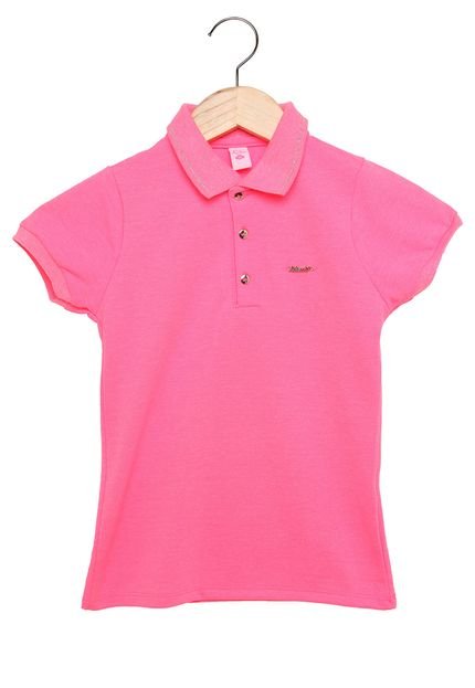 Camisa Polo Lilica Ripilica Menina Rosa - Marca Lilica Ripilica