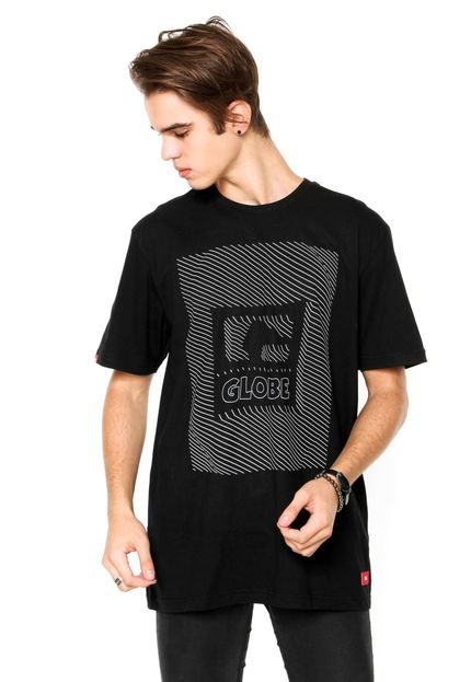 Camiseta Globe Logo 3D Preto - Marca Globe