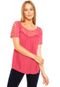 Blusa Facinelli Bordado Rosa - Marca Facinelli