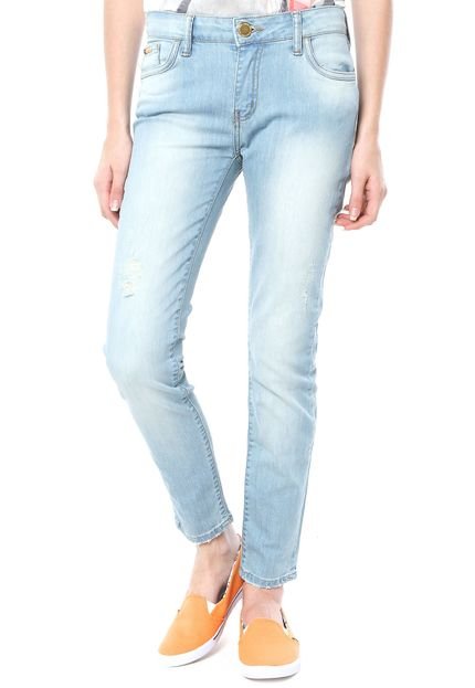 Calça Jeans Triton Reta Clean Azul - Marca Triton