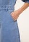 Vestido Chemise Jeans Lez a Lez Curto Bolsos Azul - Marca Lez a Lez