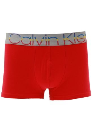 Cueca Calvin Klein Underwear Boxer Logo Vinho - Compre Agora