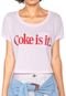 Camiseta Cropped Coca-Cola Jeans Bolso Rosa - Marca Coca-Cola Jeans