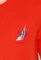 Camiseta Nautica Estampada Vermelha - Marca Nautica