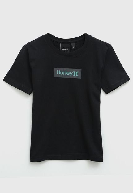 Camiseta Hurley Infantil Logo Preta - Marca Hurley