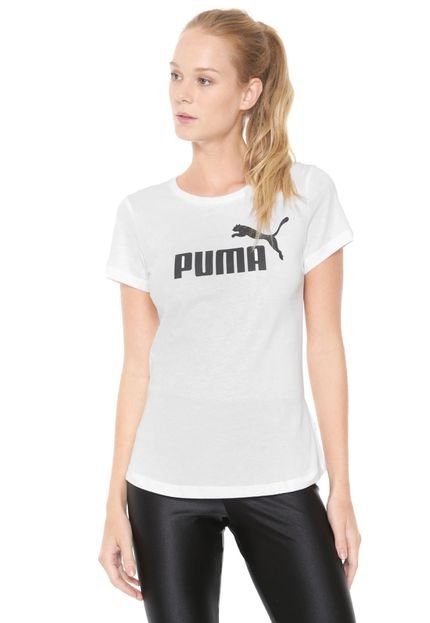 Camiseta Puma Ess Logo Tee Branca - Marca Puma