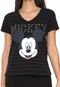 Camiseta Cativa Disney Bordada Preta - Marca Cativa Disney