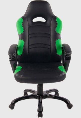 Cadeira Office Flash Preto e Verde Rivatti