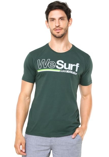 Camiseta Local Motion We Surf Verde - Marca Local Motion