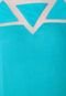 Blusa Seda Isabella Giobbi Triângulo Azul - Marca Isabella Giobbi
