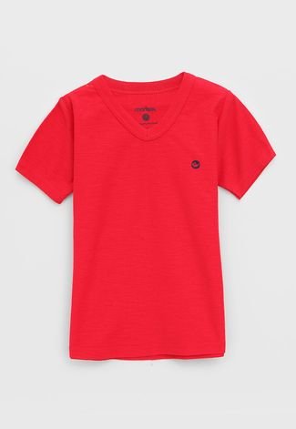 Camiseta Marisol Infantil Logo Vermelha