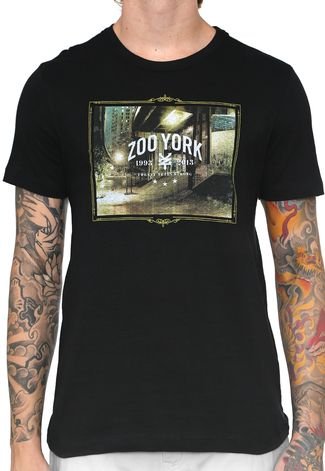 Camiseta Zoo York Spot Check Preta