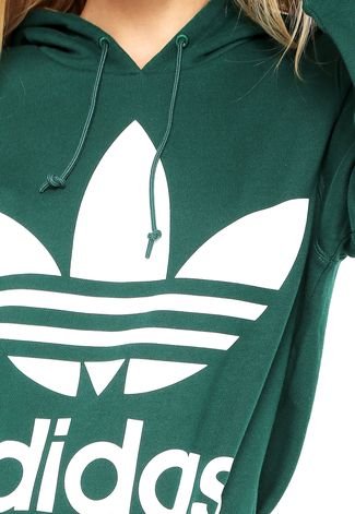 Moletom Fechado adidas Originals Trefoil Hoodie Verde