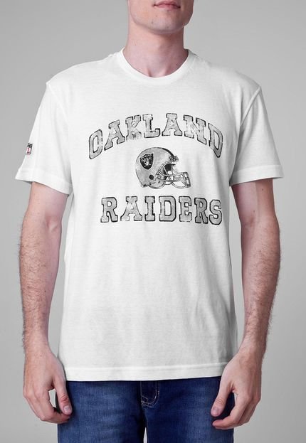 Camiseta New Era Vintage Raiders Branca - Marca New Era