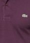 Camisa Polo Manga Curta Lacoste Logo Roxa - Marca Lacoste