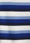 Camiseta GAP Infantil Listrada Azul/Branca - Marca GAP