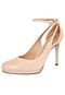 Scarpin Couro Dumond Recortes Nude - Marca Dumond