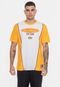 Camiseta NBA Eightie Team Los Angeles Lakers Amarela Cadmium - Marca NBA